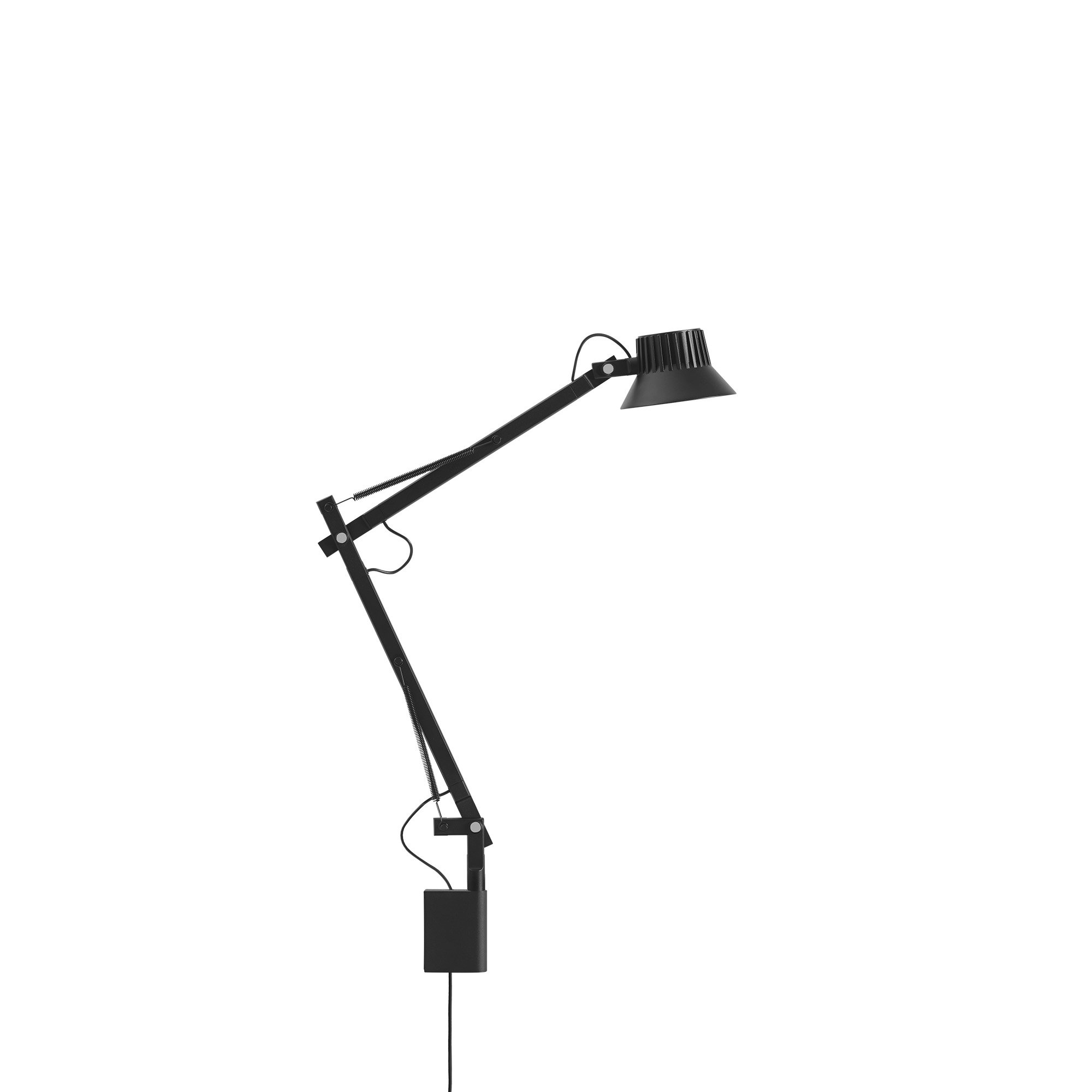 Muuto Dedicate S2 LED Wandleuchte schwarz (RAL 9011) 14379