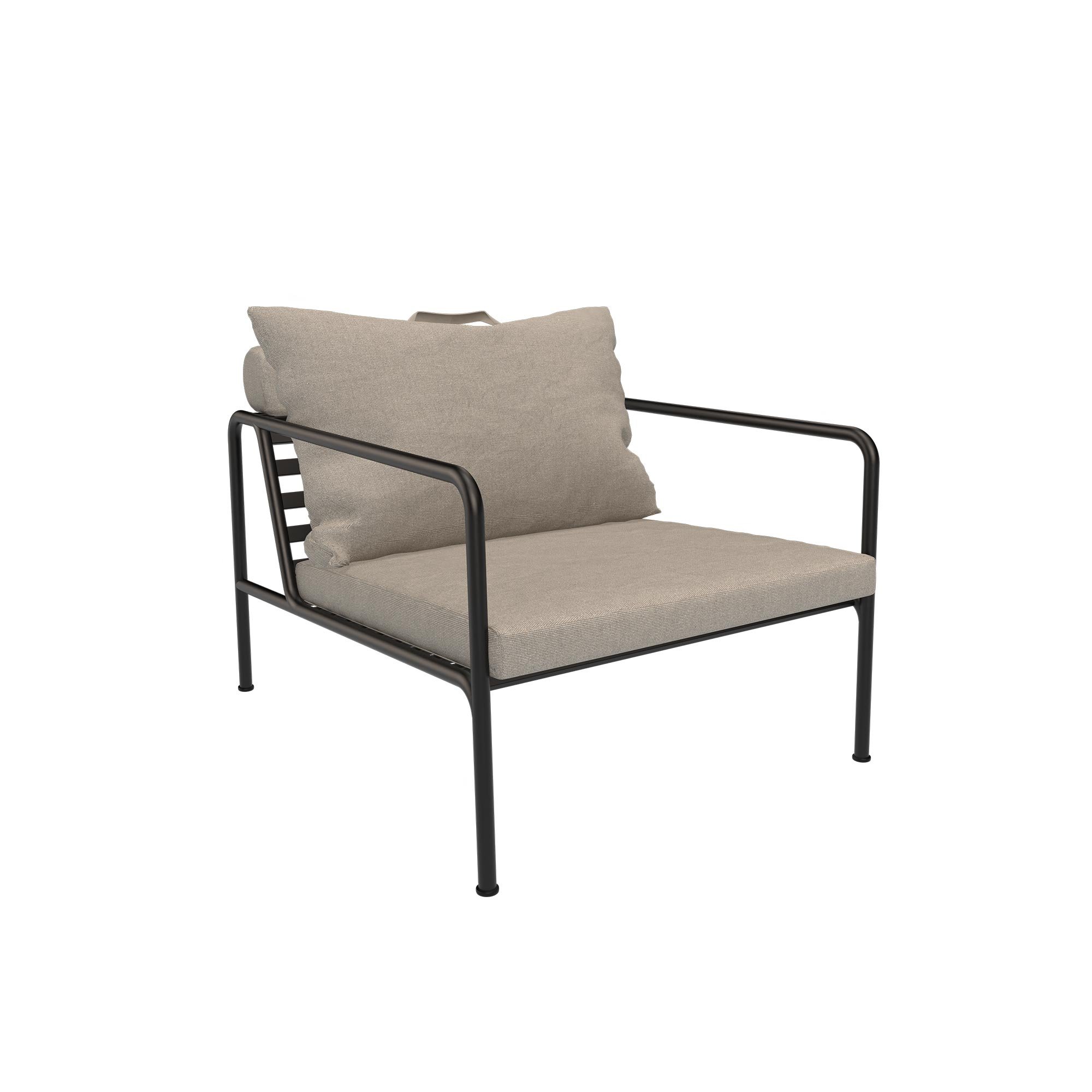 Houe Avon Outdoor Loungesessel schwarz taupe 14205-9212