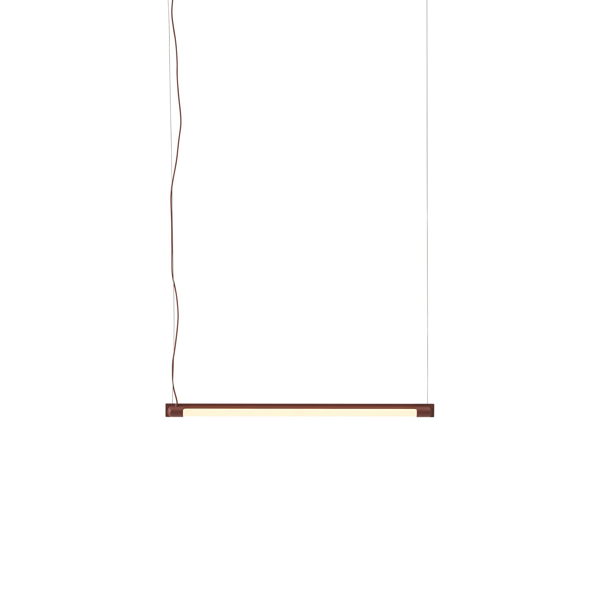 Muuto Fine LED Pendelleuchte 60cm deep red 22752