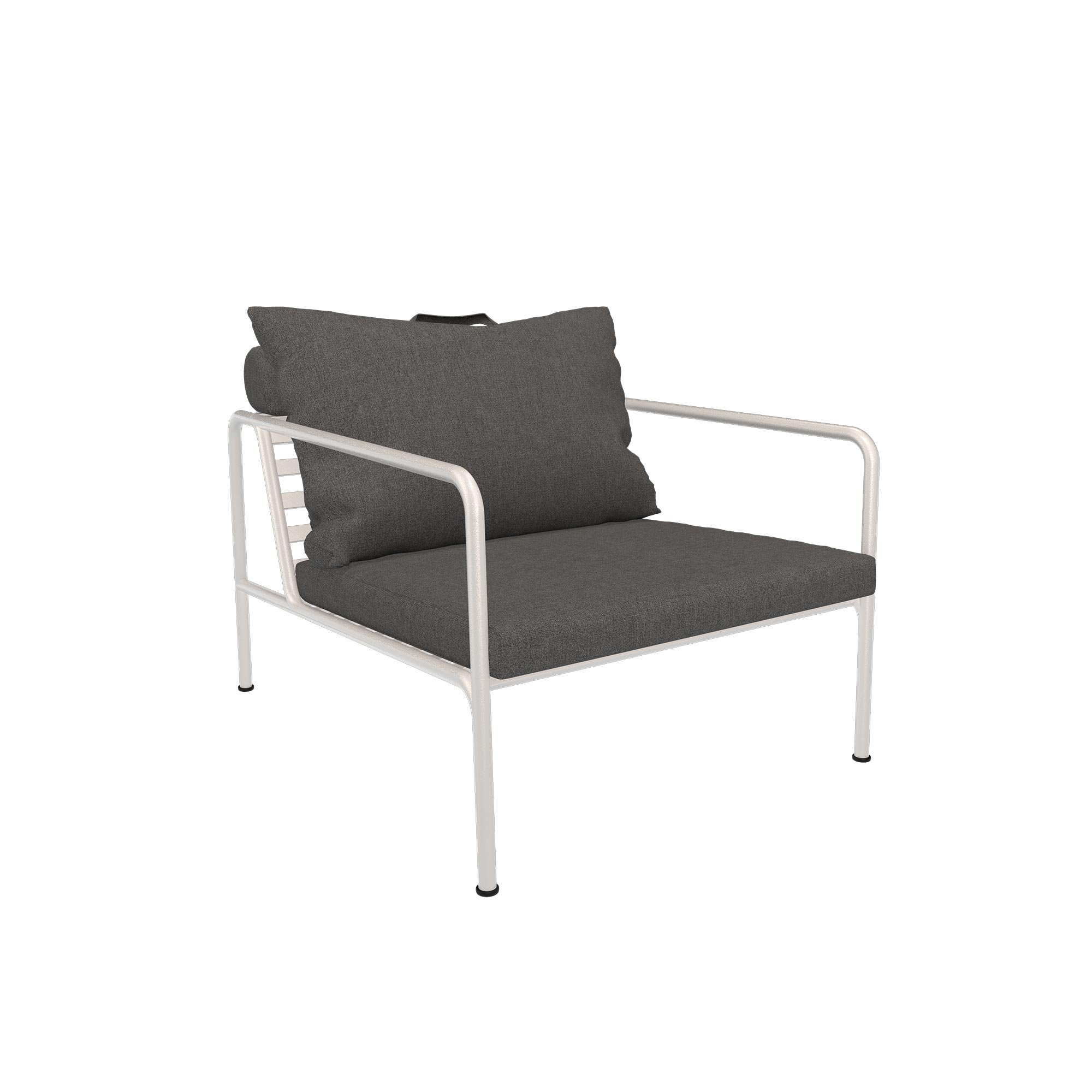 Houe Avon Outdoor Loungesessel weiß dark grey Basic 14205-9808