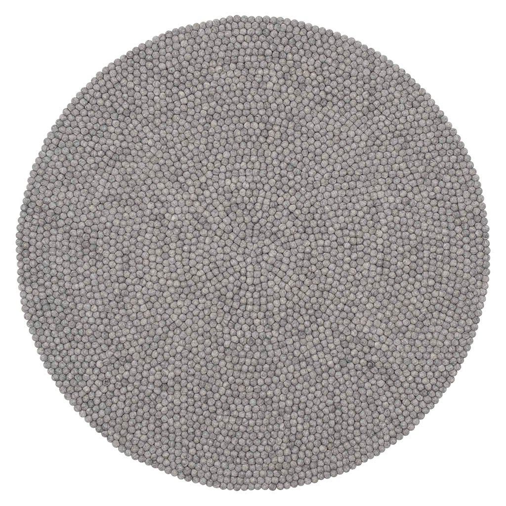 myfelt Carl Filzkugelteppich rund (Ø 70cm) Ø 70cm 018-070