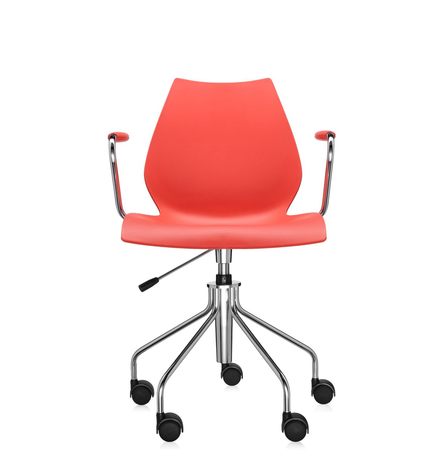 Kartell Maui Bürostuhl mit Armlehne (purpurrot) purpurrot 028794M