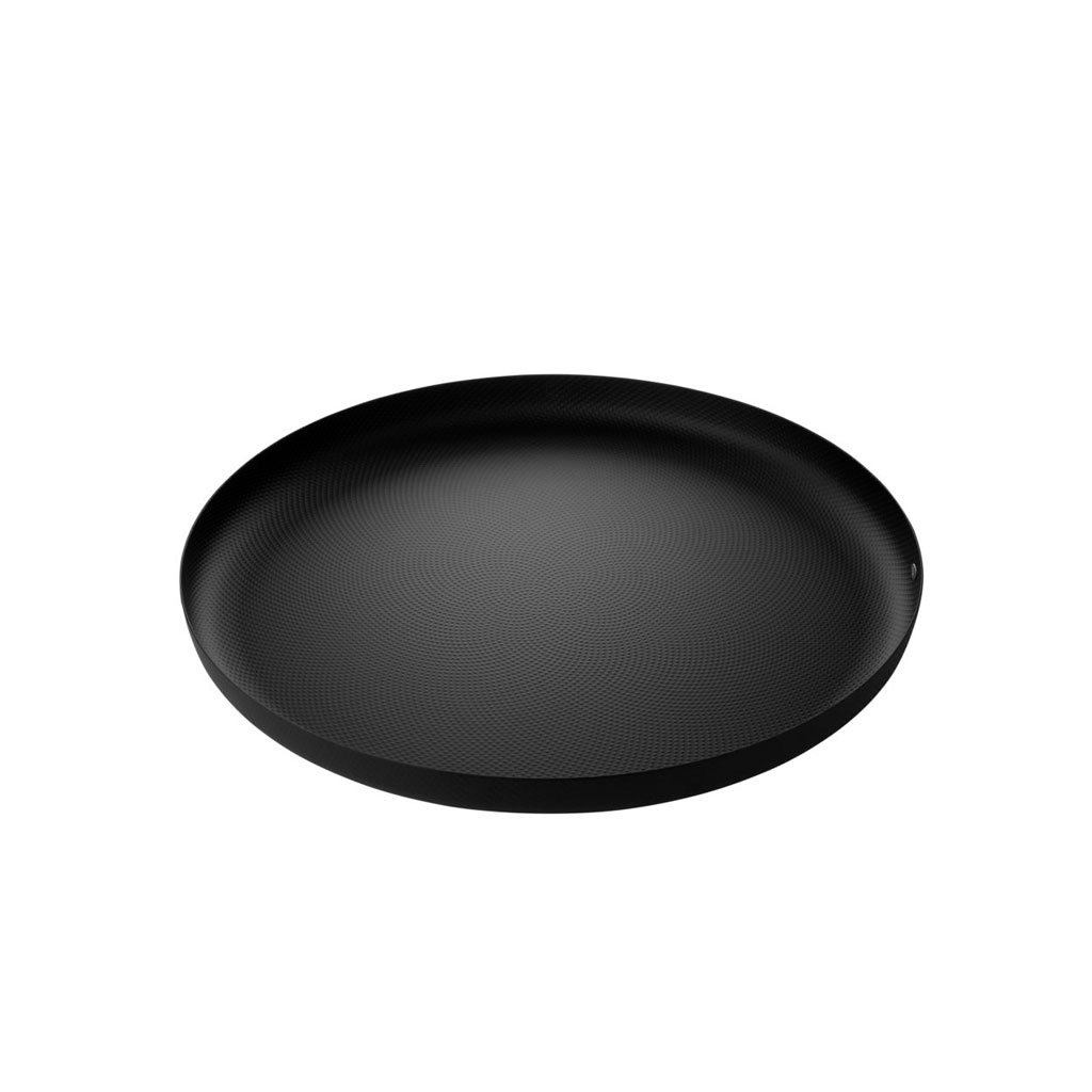 Alessi JM14/35 Tablett (schwarz mit Reliefdekor) schwarz mit Reliefdekor JM14/35 BT