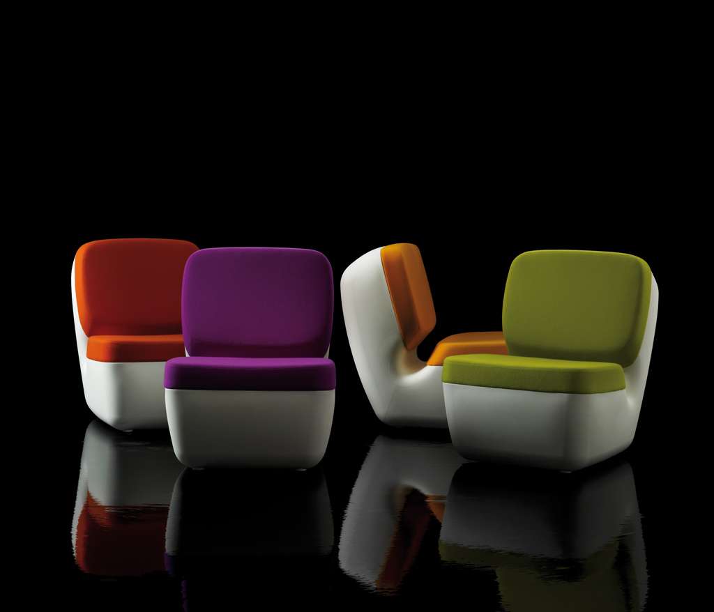 Magis Nimrod Sessel (gelb, Kvadrat Divina 3) gelb | Kvadrat Divina 3 SD52/666