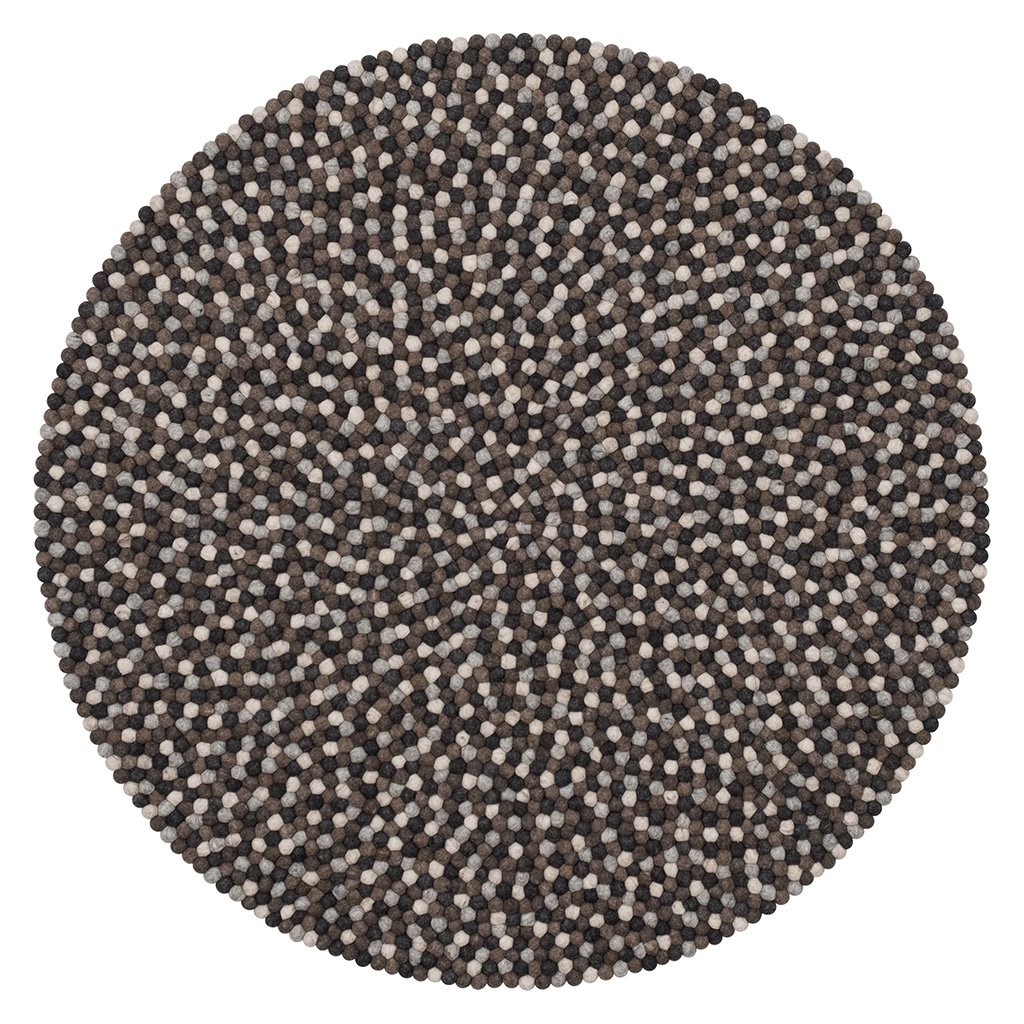 myfelt Néla Filzkugelteppich rund (Ø 70cm) Ø 70cm 022-070