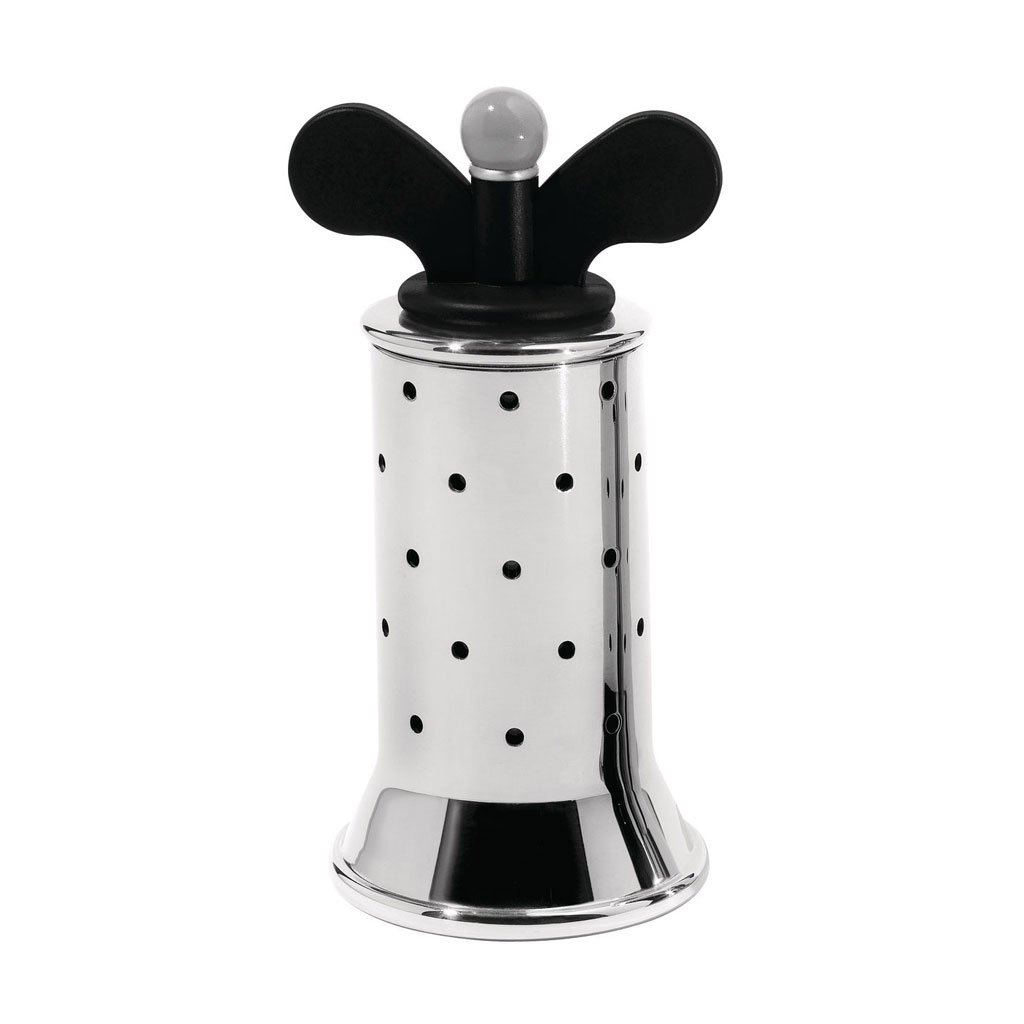 Alessi 9098 Pfeffermühle (schwarz mit Reliefdekor) schwarz mit Reliefdekor 9098 B