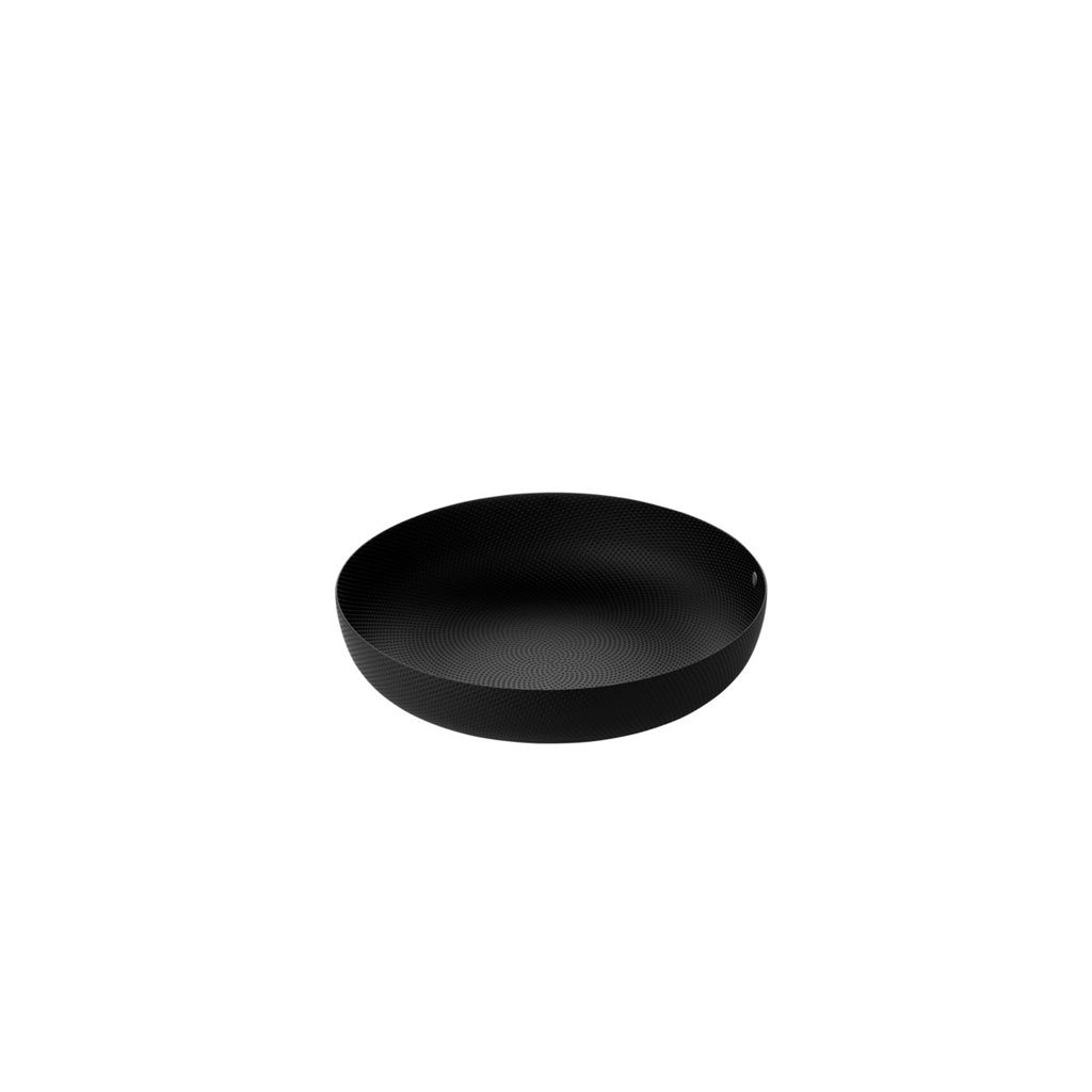Alessi JM17 Schale (Ø 21cm, schwarz mit Reliefdekor) Ø 21cm | schwarz mit Reliefdekor JM17/21 BT
