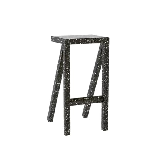 Magis Bureaurama Barhocker (schwarz / weiß gesprenkelt, H 62cm) schwarz / weiß gesprenkelt | H 62cm SD2772/schwarz