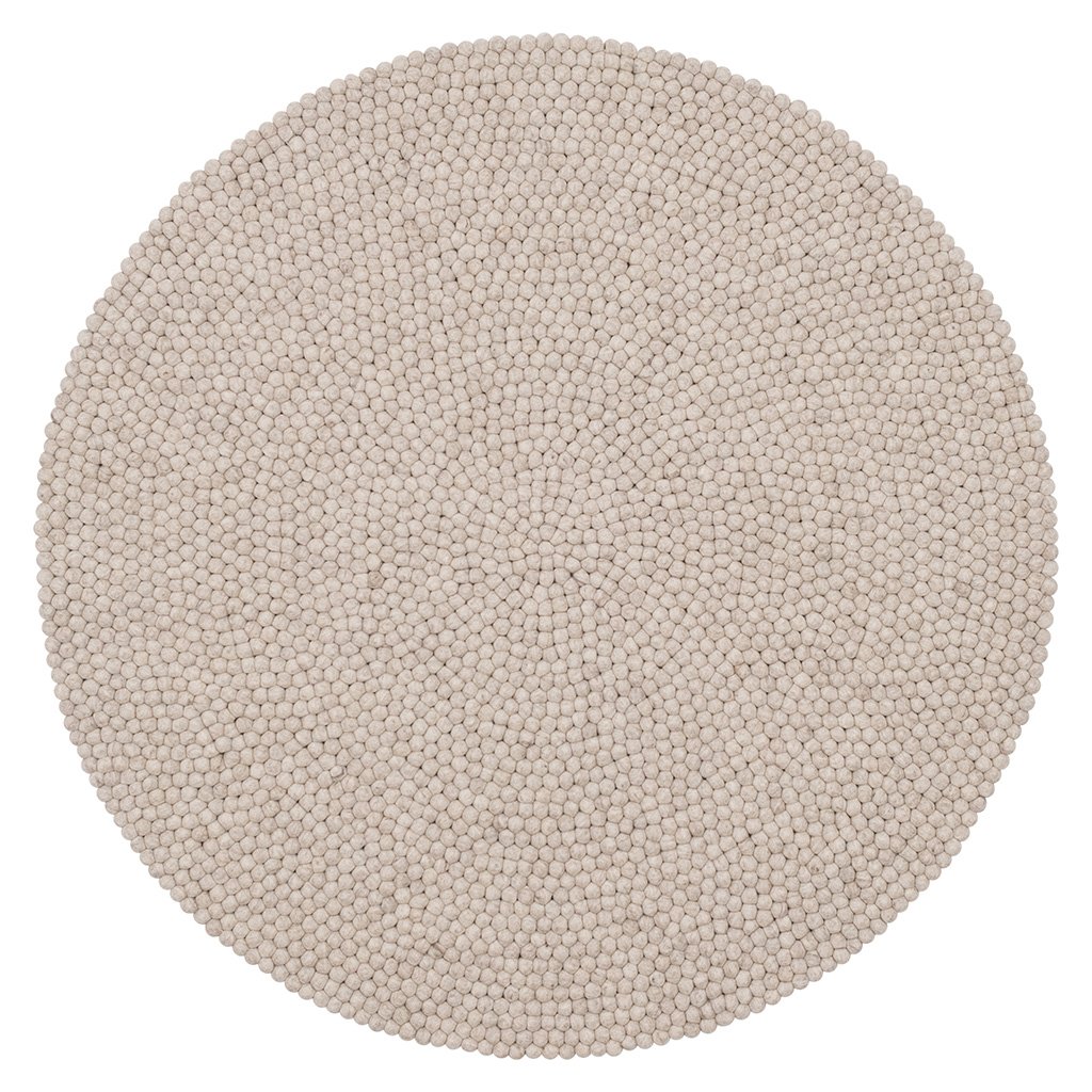 myfelt Béla Filzkugelteppich rund (Ø 70cm) Ø 70cm 017-070