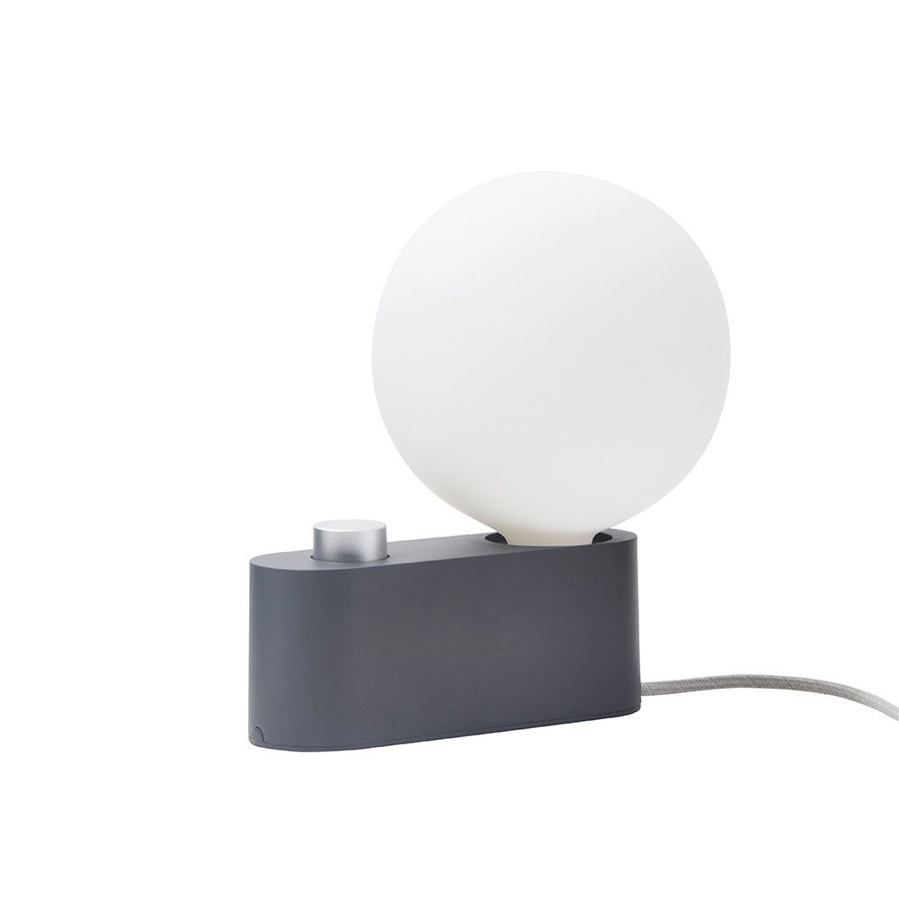 Tala Alumina Tischleuchte / Wandleuchte mit Sphere IV Leuchtmittel (Charcoal) Charcoal ALM-SPHR-IV-CHR-TBL-01-EU