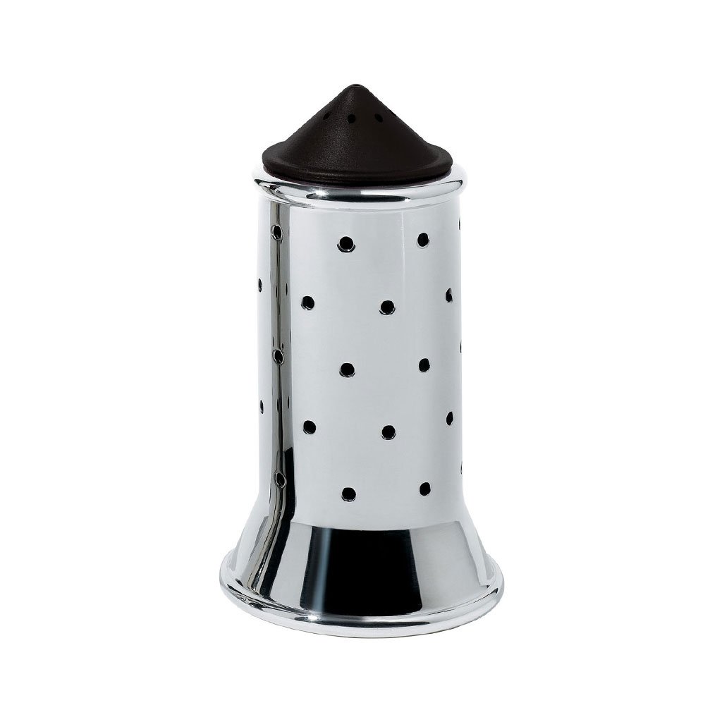 Alessi MGSAL Salzstreuer (schwarz mit Reliefdekor) schwarz mit Reliefdekor MGSAL B