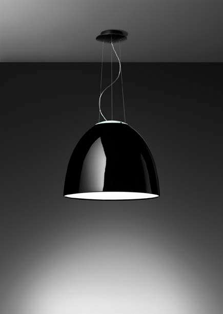 Artemide Nur Gloss Halo Pendelleuchte schwarz glänzend A242110