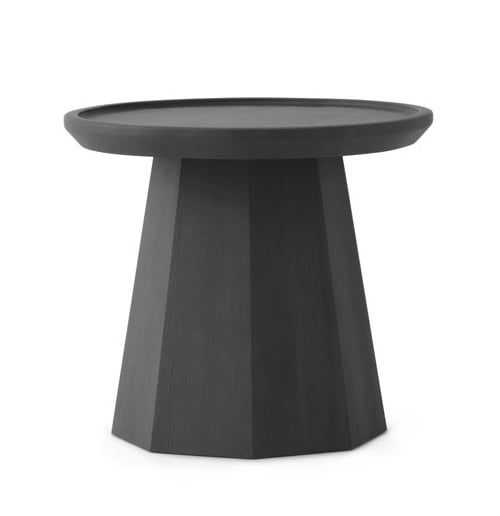 Normann Copenhagen Pine Beistelltisch Ø 45cm | dunkelgrau 602545