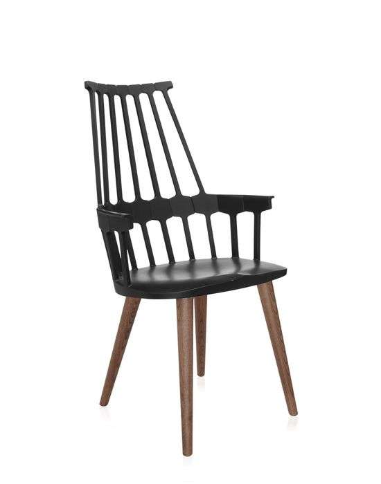 Kartell Comback Holzstuhl schwarz | Eiche 595499