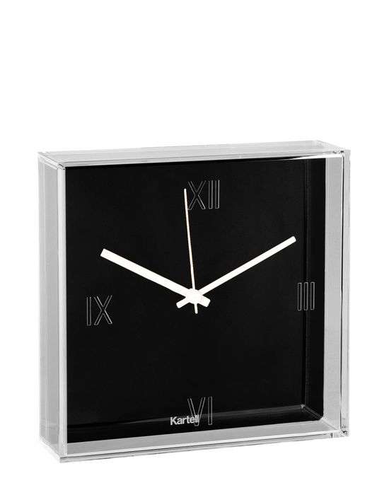 Kartell Tic&Tac Wanduhr schwarz 190009