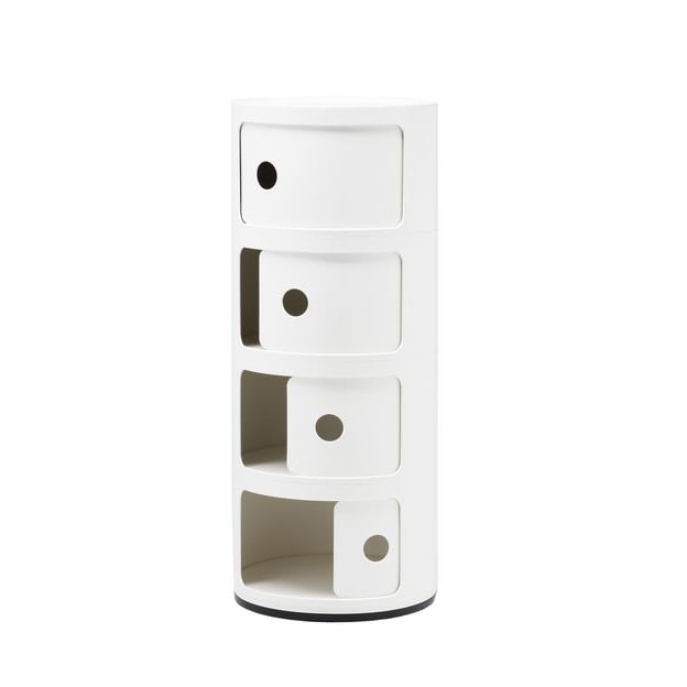 Kartell Componibili 4 Elemente Container weiß 498503