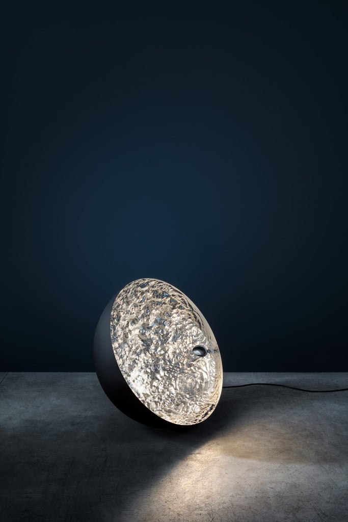 Catellani & Smith Stchu-Moon 01 Bodenleuchte Ø 40cm | außen schwarz / innen gold SM14LG