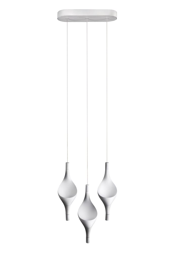 Cini & Nils Acqua Tre Pendelleuchte zentraler Stromauslass | Uplight 3xACCNACQ.0460H+ACCNACQ.00468