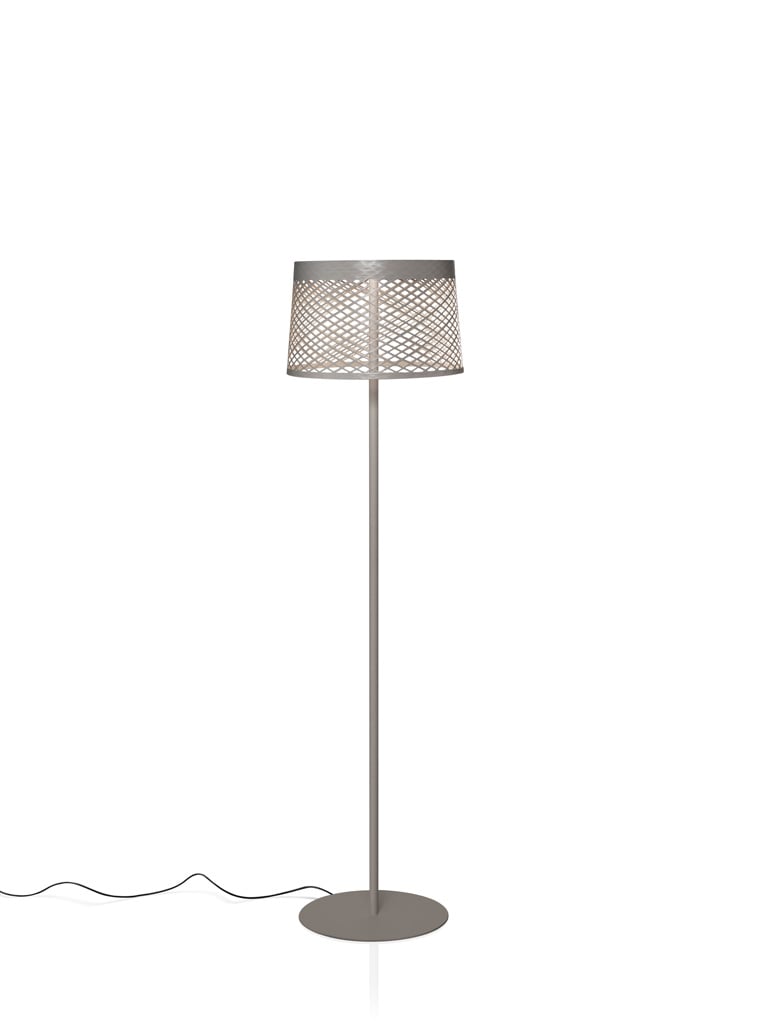 Foscarini Twiggy Grid Lettura LED Stehleuchte graubeige FN290004_25