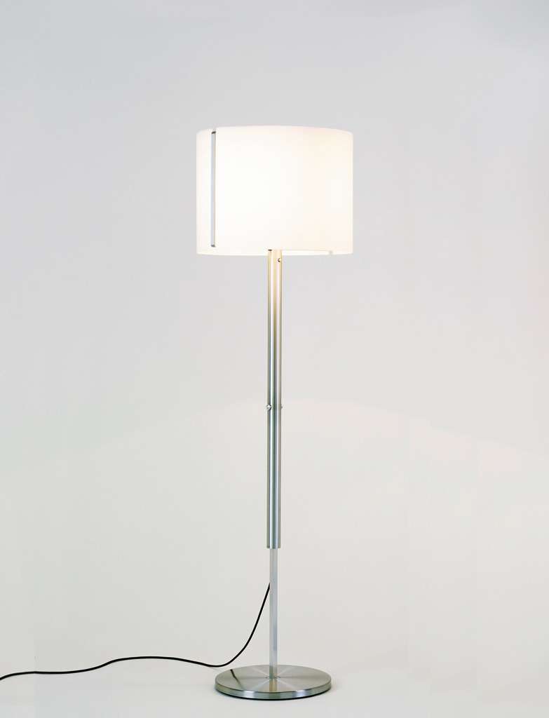 serien lighting Jones L Stehleuchte aluminium gebürstet | Standard-Fassung JO1007