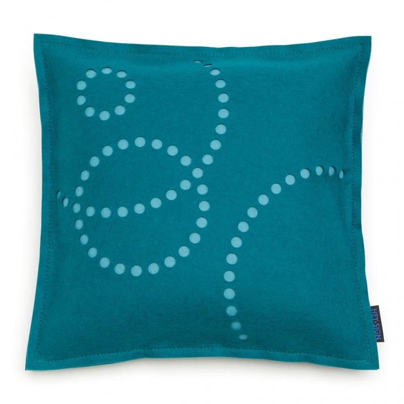 Hey-Sign Stamp Round Kissen Wunschfarbe im Bemerkungsfeld angeben | 40cm x 40cm | Wunschfarbe im Bemerkungsfeld angeben 3042840-00