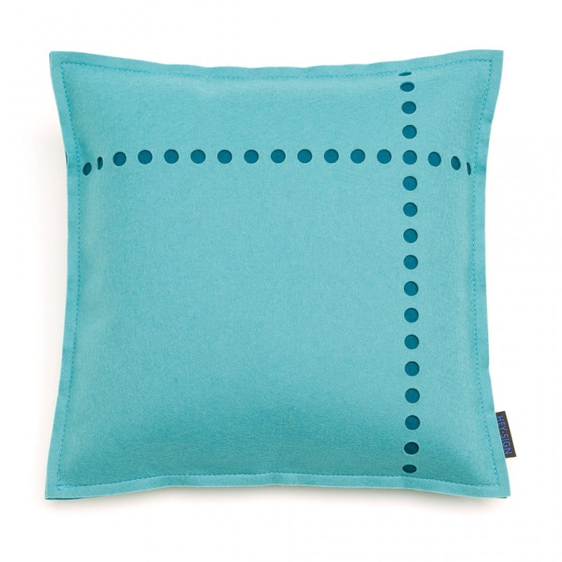 Hey-Sign Stamp Line Kissen Wunschfarbe im Bemerkungsfeld angeben | 40cm x 40cm | Wunschfarbe im Bemerkungsfeld angeben 3042940-00