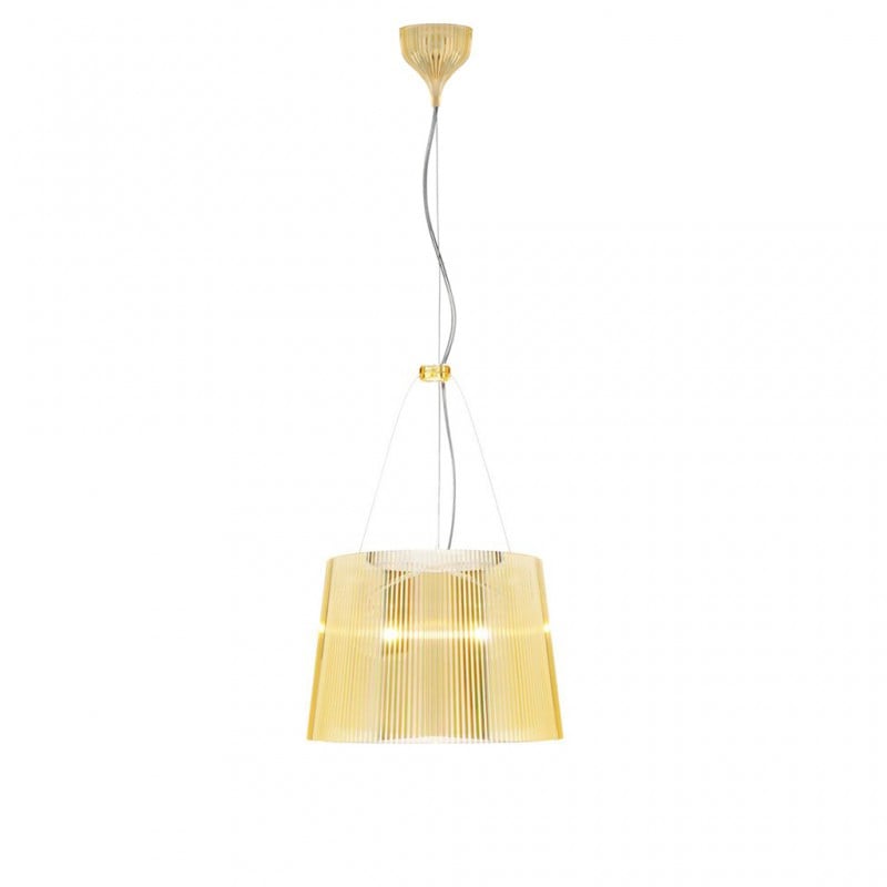 Kartell Gè Pendelleuchte gelb transparent G9080P4
