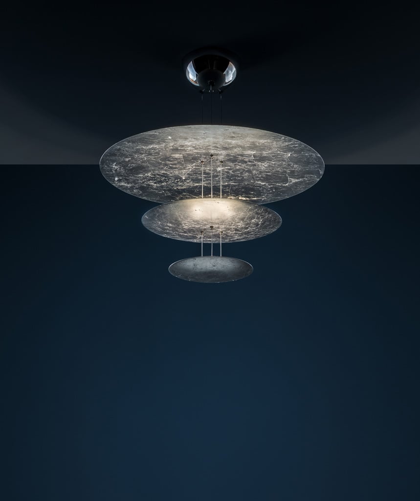 Catellani & Smith Macchina della Luce Mod. E Pendelleuchte gold MELG