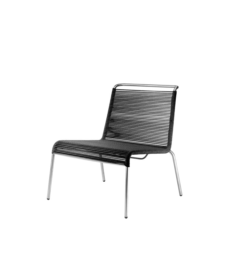 FDB Møbler M20L Teglgård Outdoor Loungesessel schwarz M20L41011401