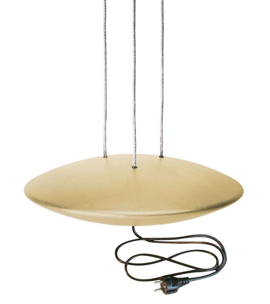 Oligo Bel-Air Pendelleuchte mit Metalldisken Komplettset mit Bodentransformator | Blattgold 52-915-94-10