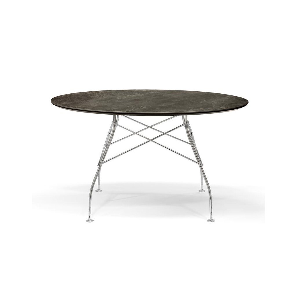 Kartell Glossy Marble Tisch rund groB Jetzt gunstig bei designtolike