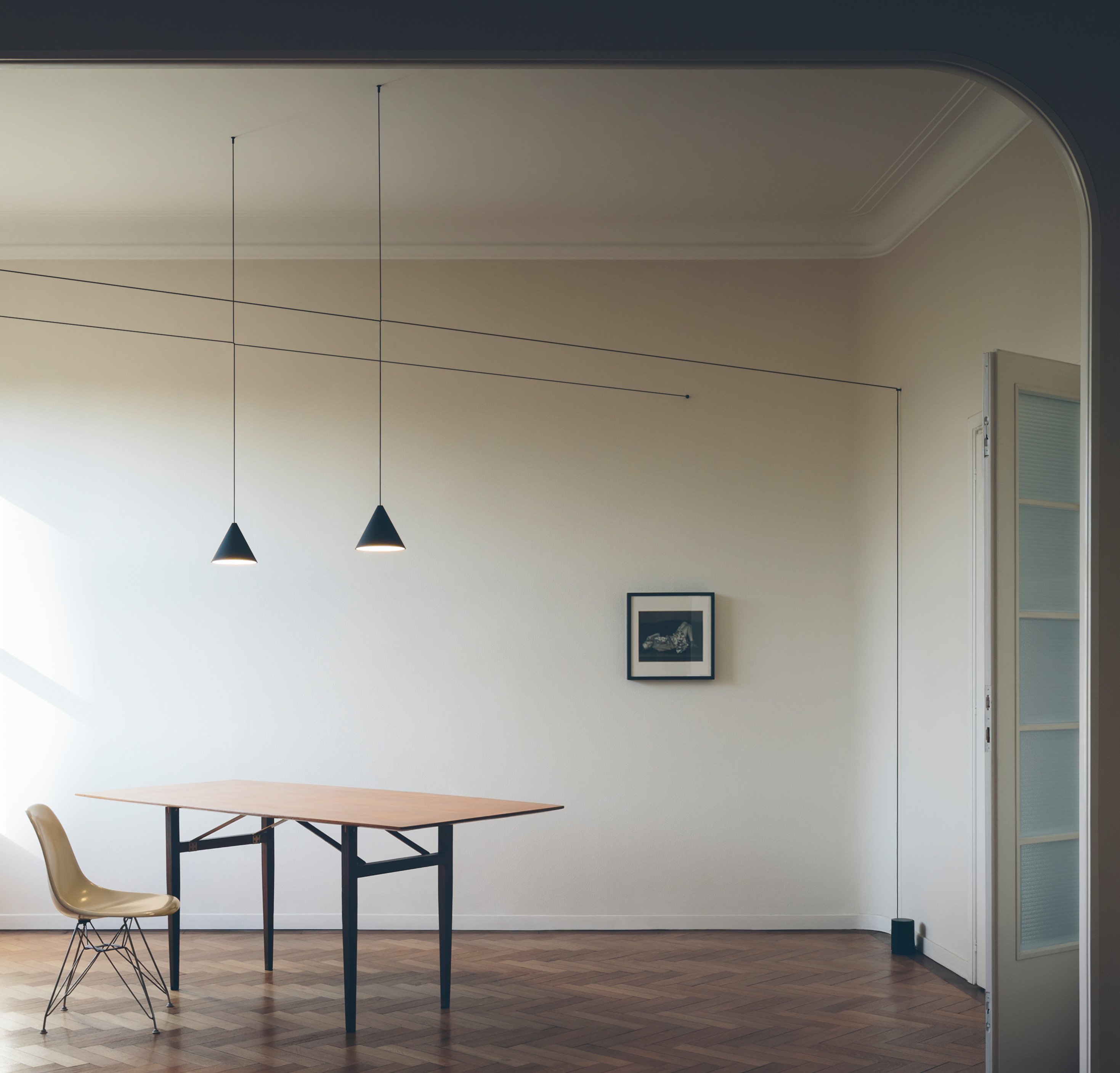 Flos String Light Kegelkopf Pendelleuchte Flos String Light Kegelkopf Pendelleuchte