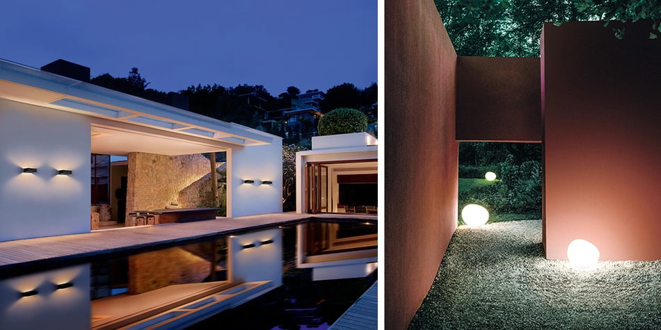 Light Point Brick Outdoor und Foscarini Gregg Outdoor