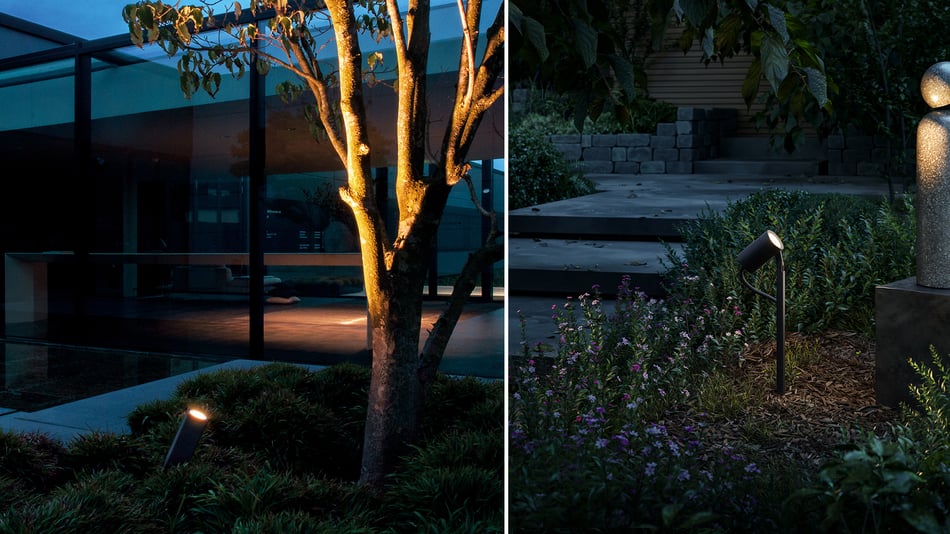 IP44 vic Strahler / Spießleuchte und IP44 piek Pollerleuchte