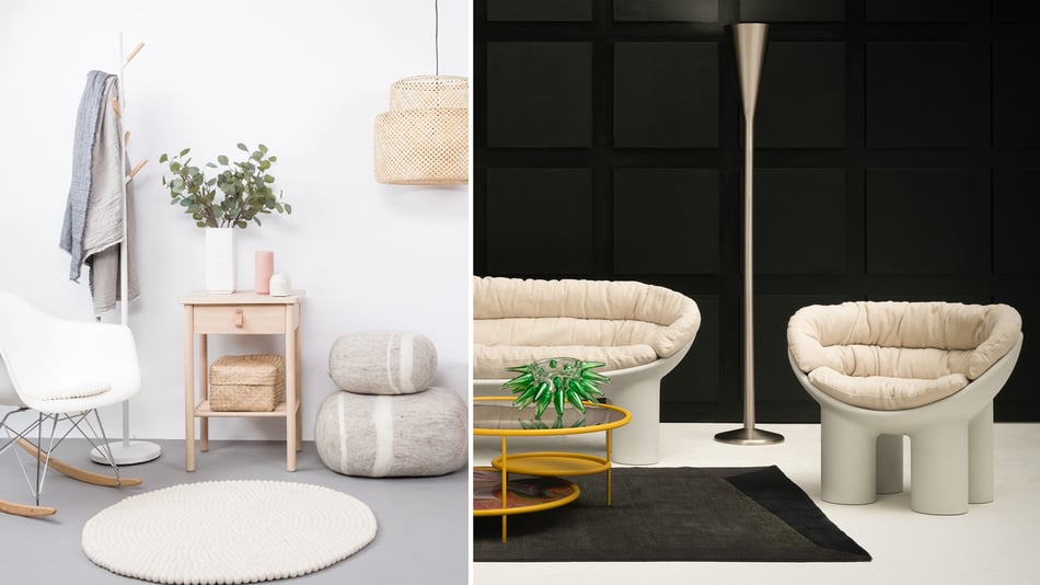 myfelt Linea Teppich und Driade Roly Poly Sessel myfelt Linea Teppich und Driade Roly Poly Sessel