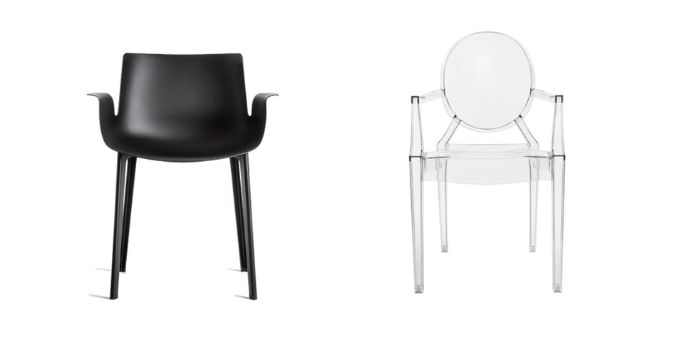 Kartell Louis Ghost Stuhl, Kartell Piuma Stuhl