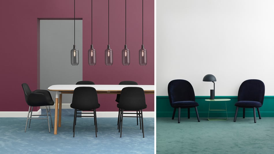Normann Copenhagen Form Kollektion und Normann Copenhagen Ace Stuhl